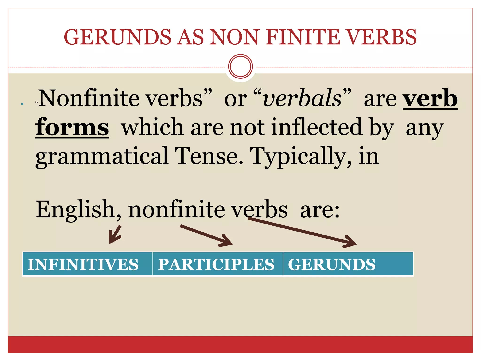 GERUNDS AND INFINITIVES | PPT