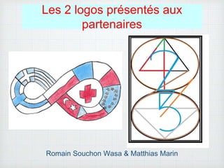 Les 2 logos présentés aux
partenaires
Romain Souchon Wasa & Matthias Marin
 