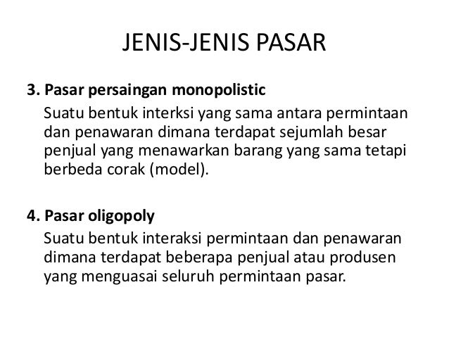 Ppt pasar dan manajemen pemasaran
