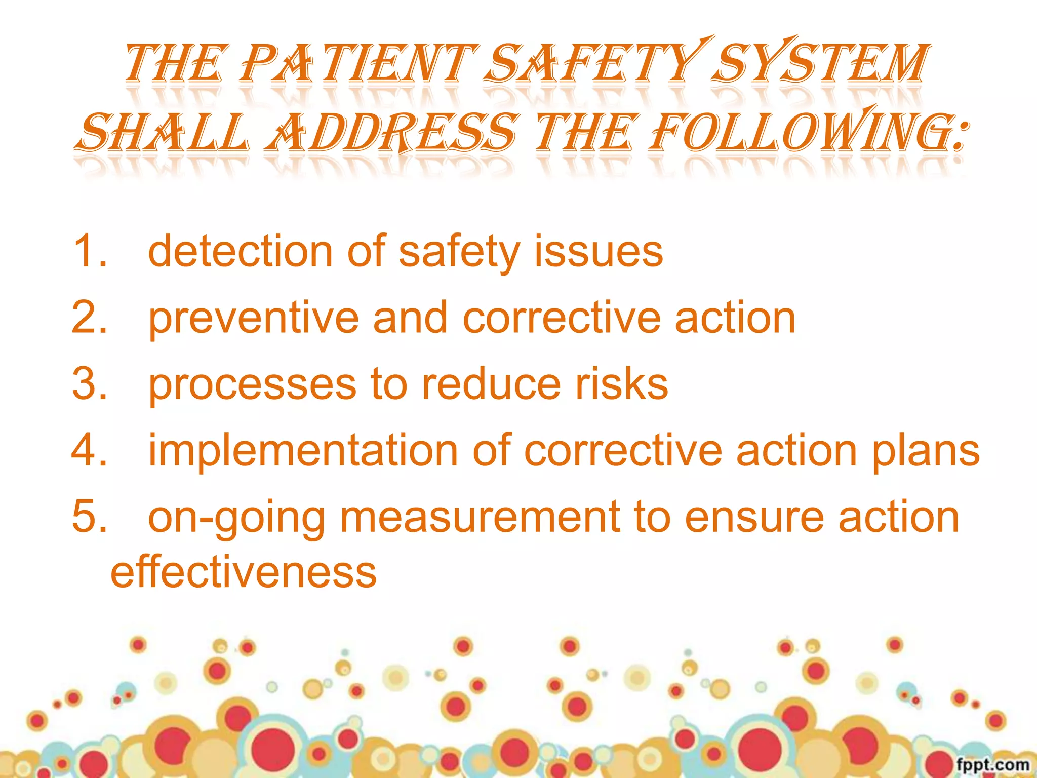 Ppt patient safety final | PPTX