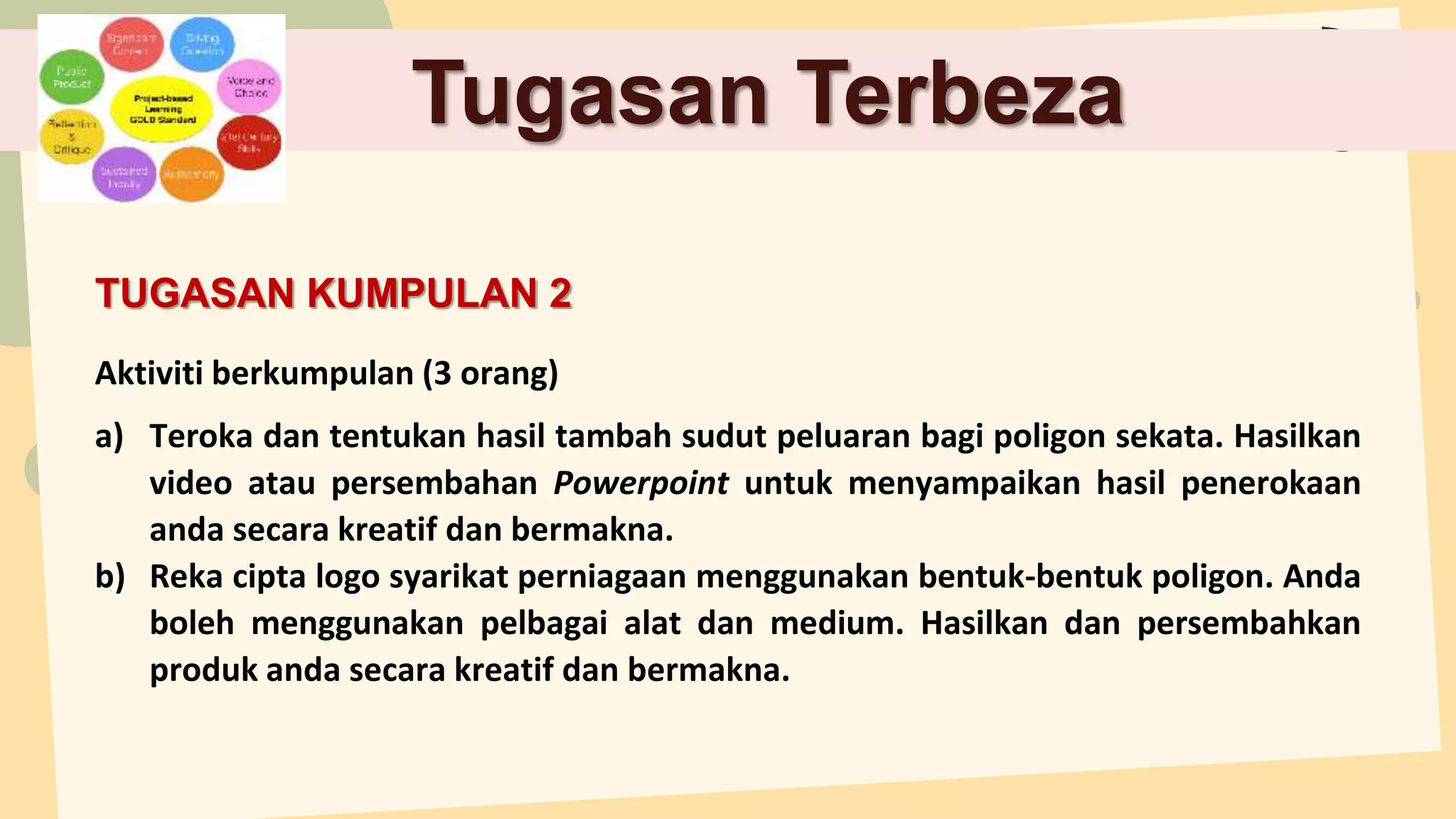 Pembelajaran Berasaskan Projek Pbl Poligon Matematik Tingkatan 2 Pptx
