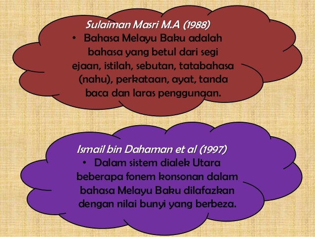 PBS BM PENGGAL 3 - (VARIASI BAHASA) DIALEK UTARA VS BAHASA 