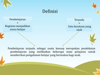 Model Pembelajaran Terpadu Nested | PDF