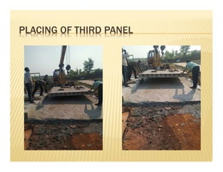 Road Panels Engineering Ppt pdf for pre casr pre stressed concrte road panels | PDF