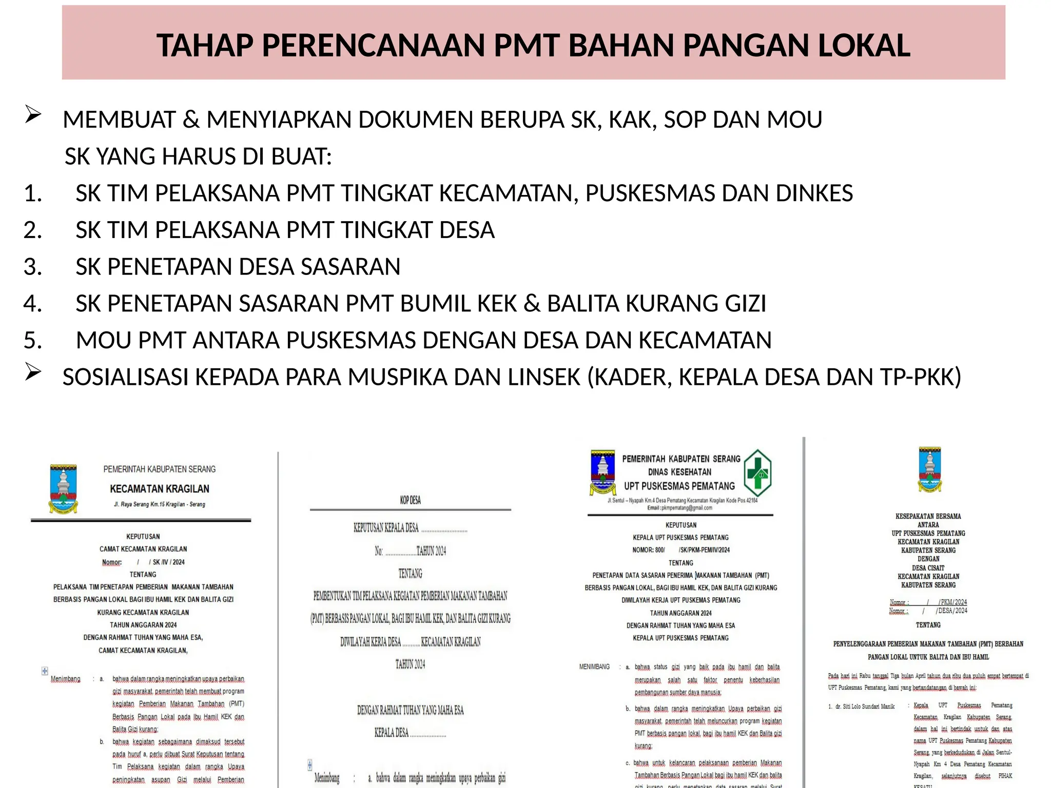 PPT PEMBERIAN MAKANAN TAMBAHAN (PMT) PANGAN LOKAL BALITA GIZI KUR…