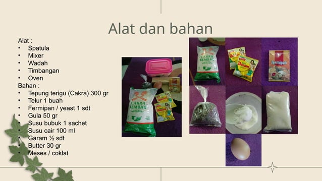 PPT bioteknologi Pembuatan Roti secara sederhana | PPTX