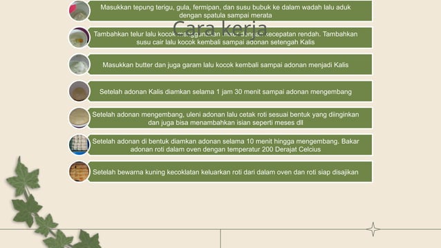 PPT bioteknologi Pembuatan Roti secara sederhana | PPTX