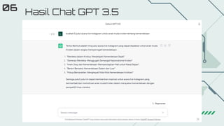 Hasil Chat GPT 3.5
06
 