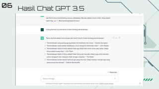 Hasil Chat GPT 3.5
06
 