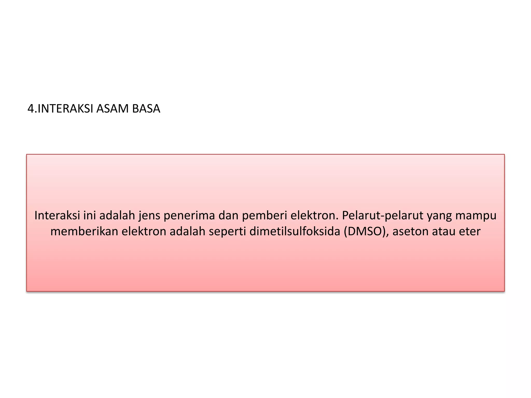 pemilihan pelarut kimia | PPTX