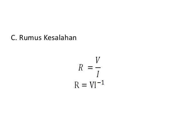 Pengukuran dasar listrik