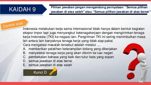 Soal pilihan ganda kerjasama ekonomi internasional dan jawabannya