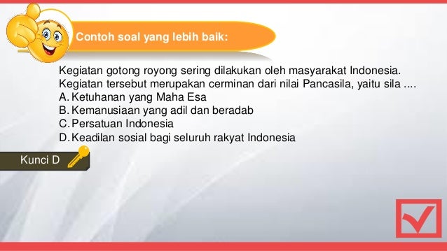 Ppt Penulisan Soal Pilihan Ganda