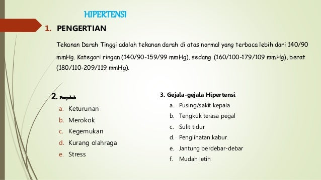 Penyakit yang biasa muncul pada lansia