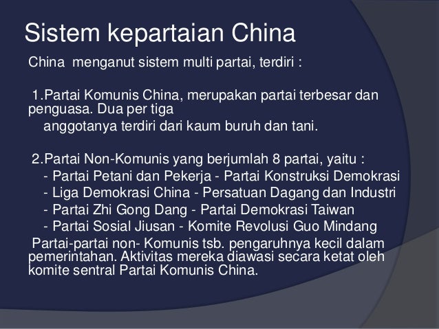 Perbandingan Administrasi Negara Antara Negara China Dan ...