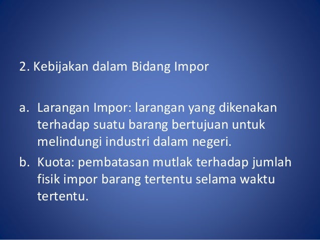 Ppt Perdagangan Internasional
