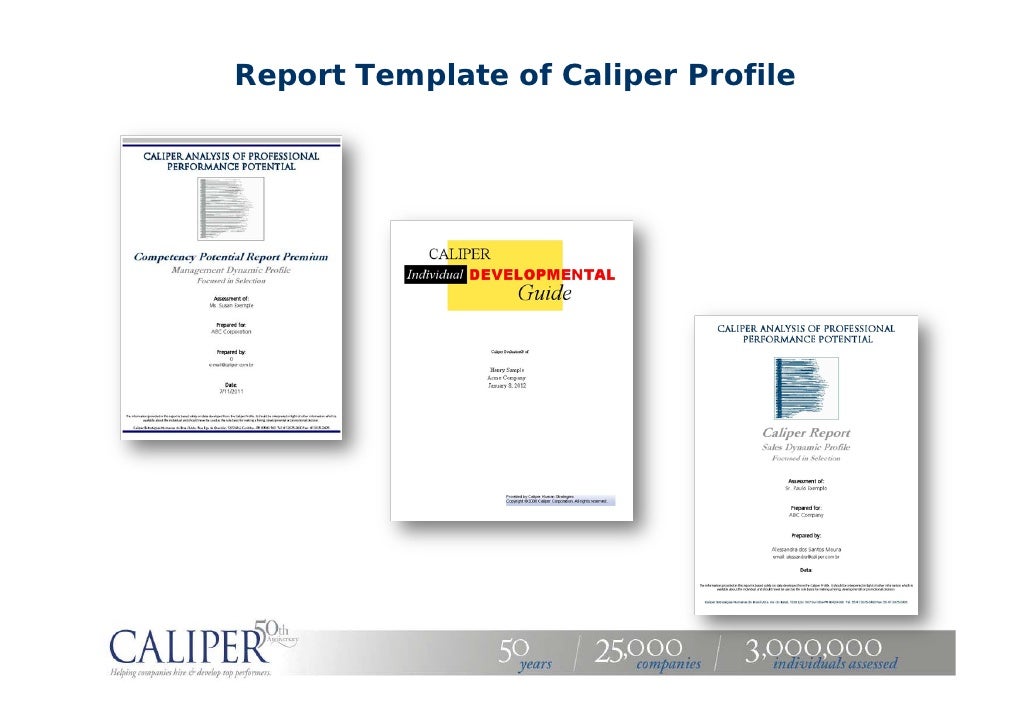 Caliper Profile