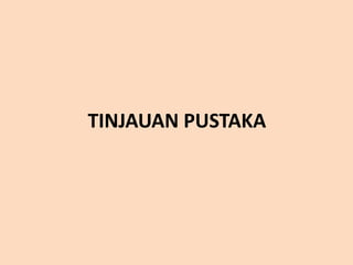 TINJAUAN PUSTAKA
 