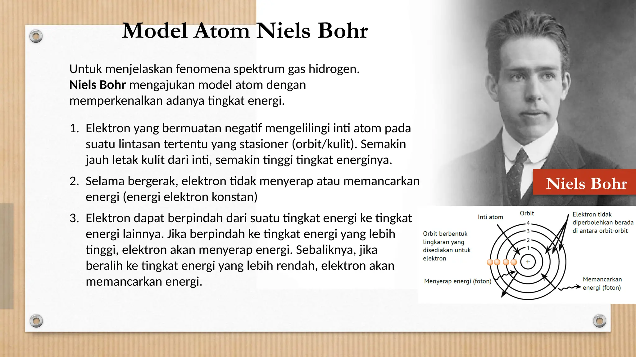 perkembangan model atom dalton thomson rutherford bohr | PPTX