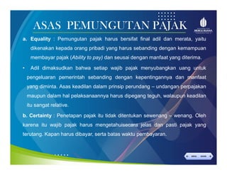 PPT Perpajakan [TM1] pengantar hukum pajak | PDF