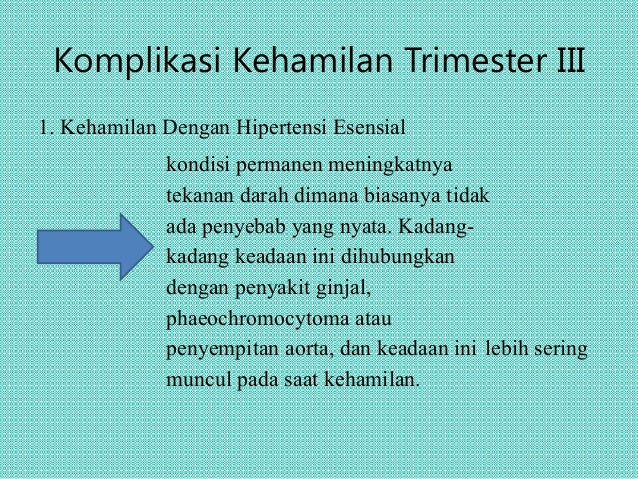 Komplikasi dlm kehamilan