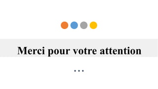 Merci pour votre attention
 