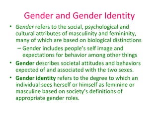 Gender As A Social Construct