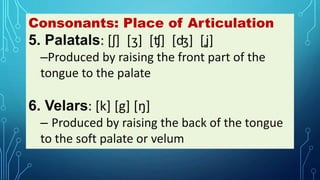 PPT PHONETICS(Place of Articulation).pptx