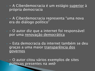 Pierre Levy - Ciberdemocracia