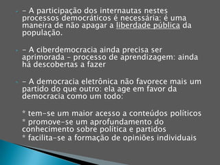 Pierre Levy - Ciberdemocracia