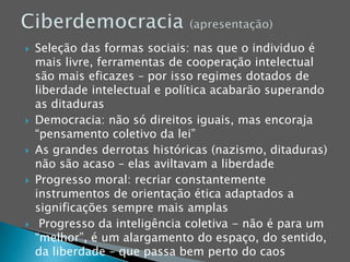 Pierre Levy - Ciberdemocracia