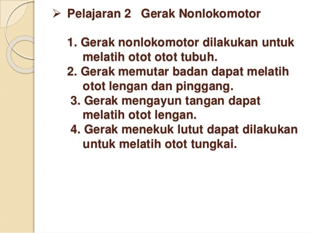 Ppt Pjok Kelas 2 Sd