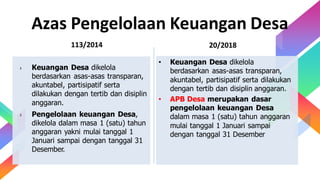 PPT PKD. pengelolaan dana desa dan sesuai permendagri | PDF