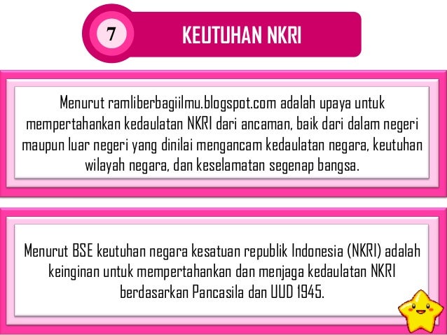 Ppt Pentingnya Keutuhan Negara Kesatuan Republik Indonesia (NKRI)