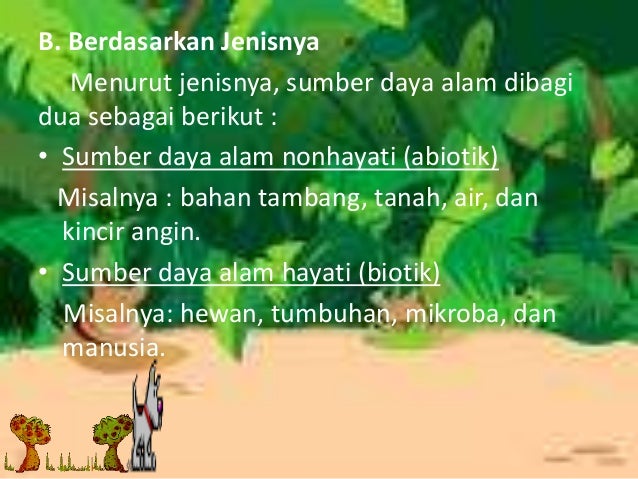 Sda Sdm Bagi Manusia