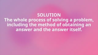 Polya's Problem-Solving Framework and the 4 steps of problem solving | PPTX