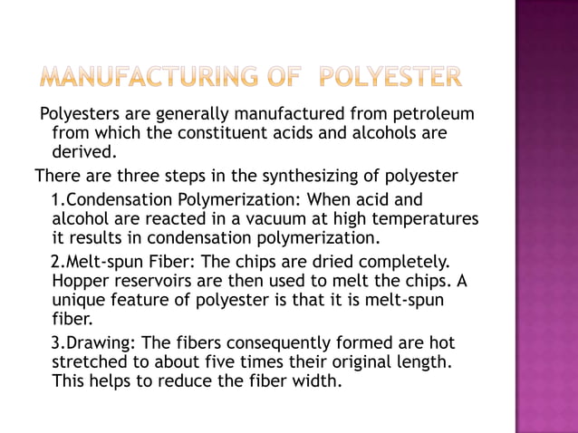 polyester presentation | PPT