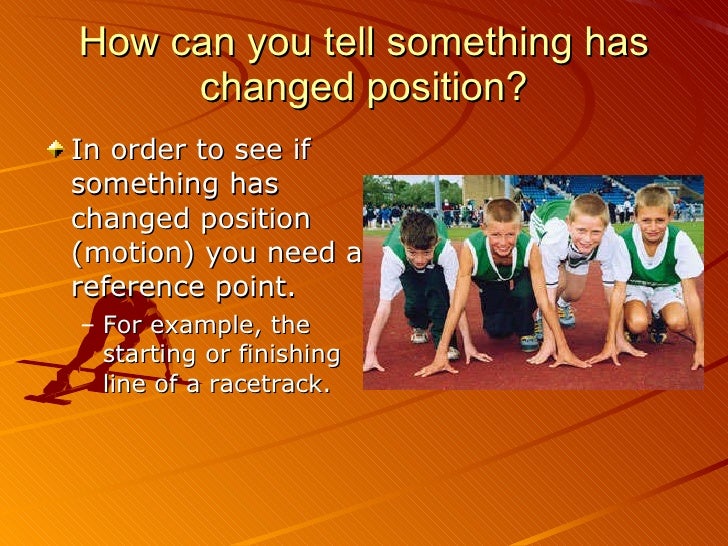 PPT Position And Motion