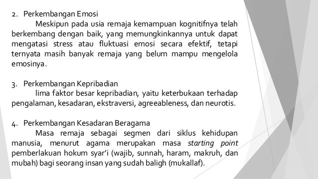 Perkembangan Kehidupan pada Masa Sekolah Dasar dan Remaja Awal