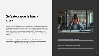 Comprendre et Prévenir le Syndrome d'Épuisement Professionnel (Burn-out ...