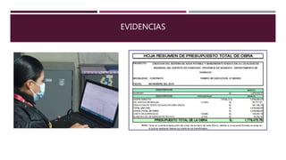 EVIDENCIAS
 