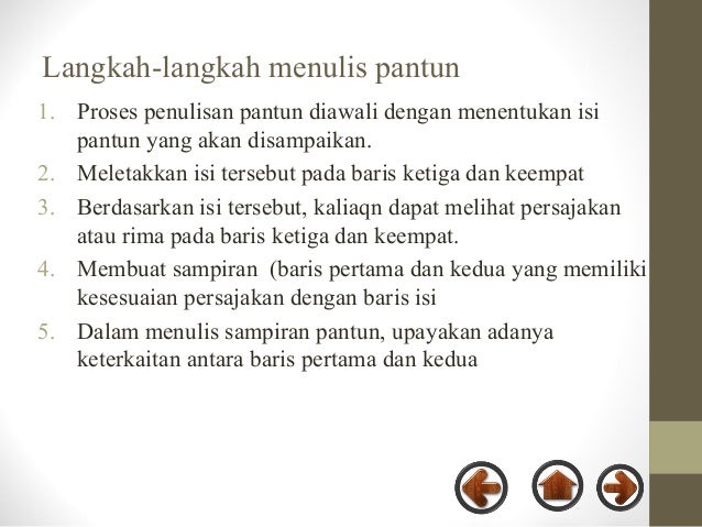 Menulis Pantun