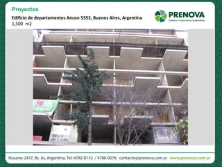 Edificio de departamentos Ancon 5353, Buenos Aires, Argentina
1,500 m2
Proyectos
 