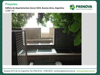 Edificio de departamentos Ancon 5353, Buenos Aires, Argentina
1,500 m2
Proyectos
 
