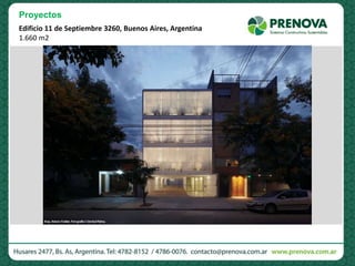 Edificio 11 de Septiembre 3260, Buenos Aires, Argentina
1.660 m2
Proyectos
 