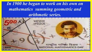Mathematicion RAMANUJAN | PPT