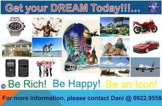 For more information, please contact Dani @ 0922.95583
 