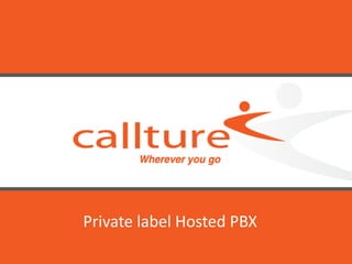 Private label Hosted PBX
 