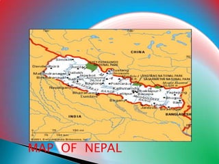 MAP OF NEPAL
 
