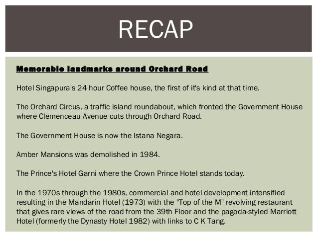 CAKAP Heritage Talk: Orchard Road 1940s to 1960s